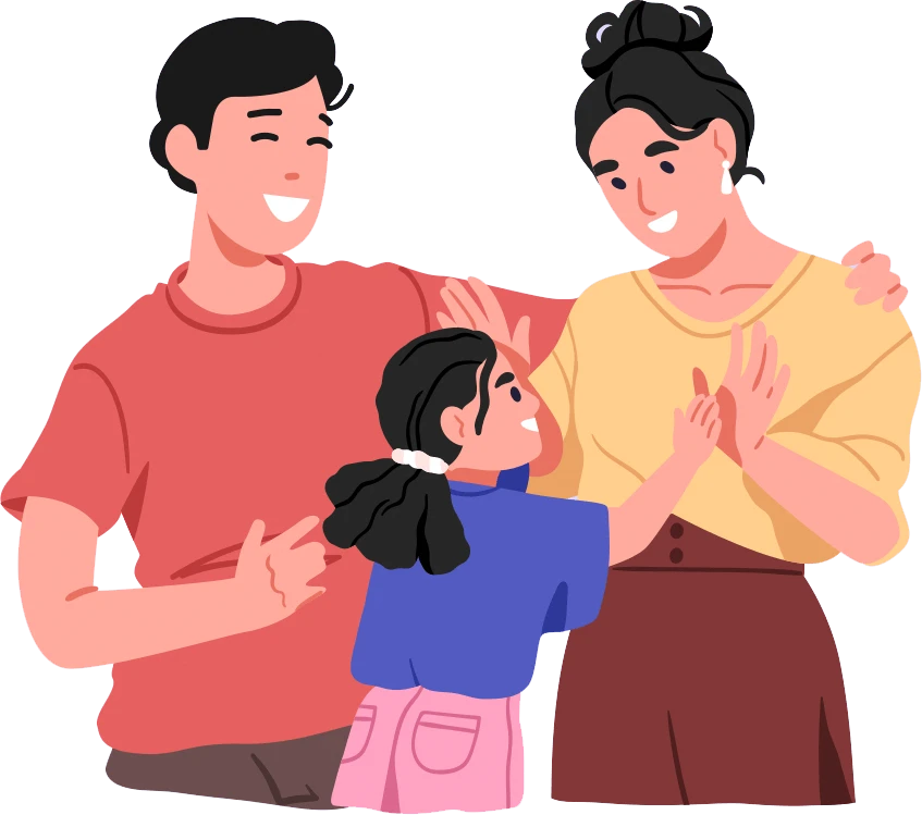 A happy family