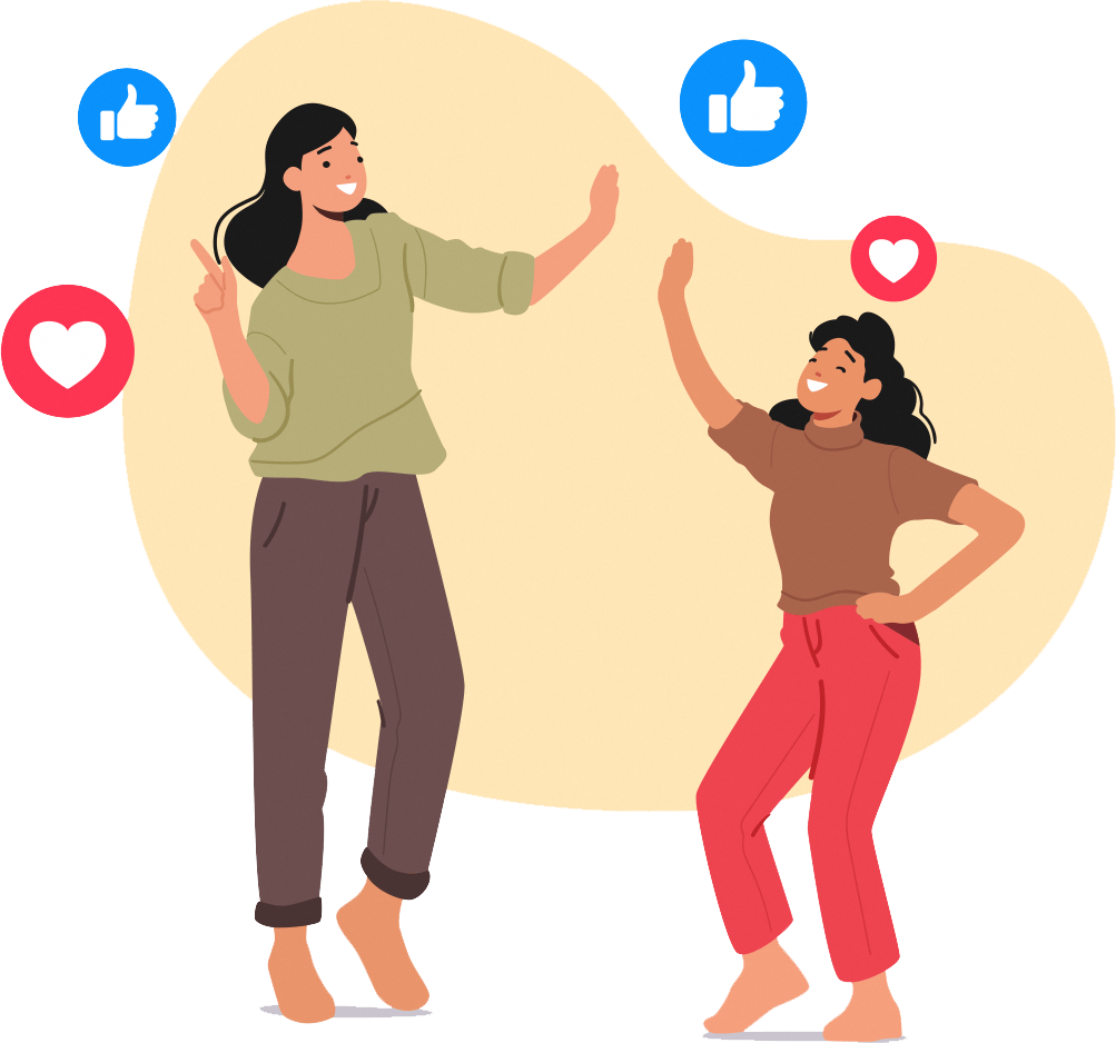 Parent and their child having fun