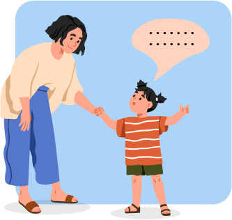 A thumbnail of a kid talking to their parent