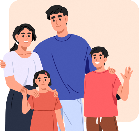 A thumbnail of a family