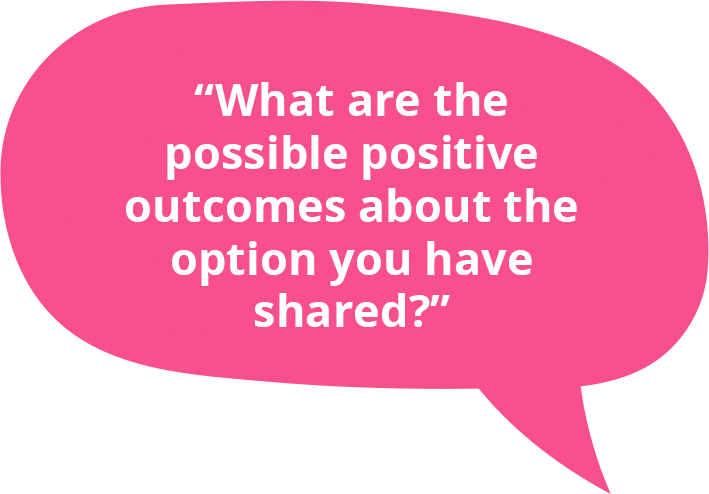 What are some possible negative consequences of the option that you have shared?