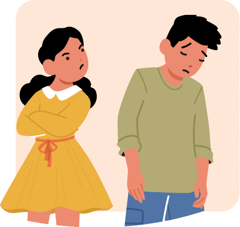 A thumbnail of two kids having a conflict