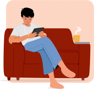 A thumbnail of a kid on the phone