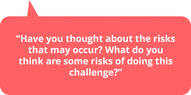 I know that online challenges can be fun, and some may even help spread awareness for a good cause. Before participating in such challenges, let’s think about our safety first