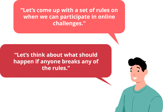 Let’s come up with a set of rules on when we can participate in online challenges